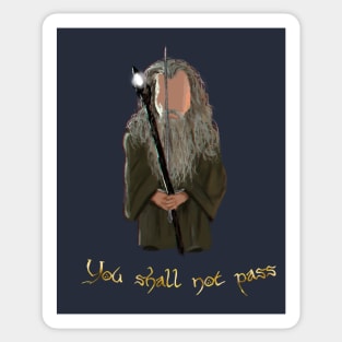 You Shall not Pass! Sticker